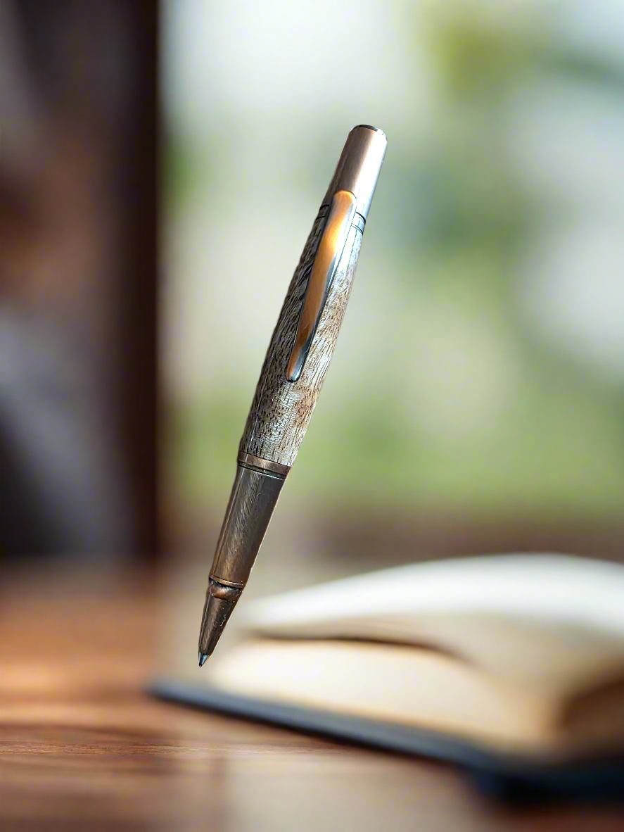 Mangowood Rollerball Pen with Antique Copper Hardware