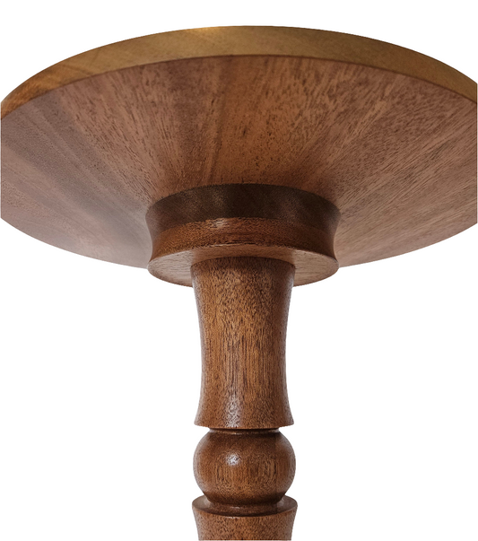 Handcrafted African Mahogany Beverage Table