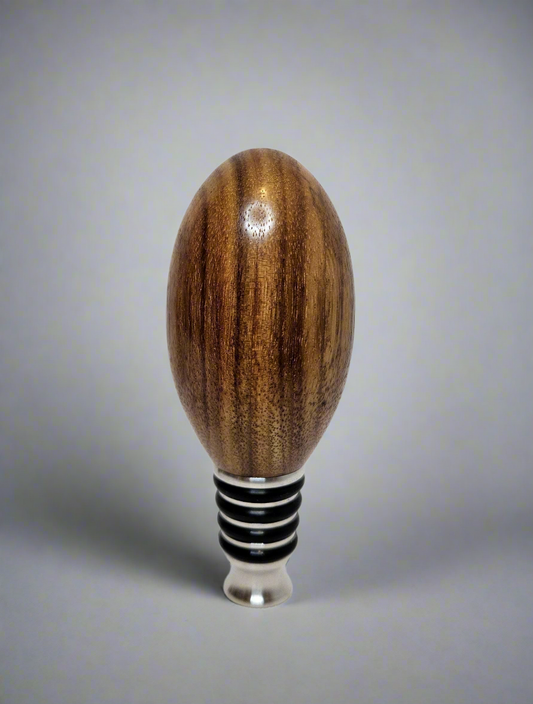 Canary Wood Wine Stopper Set
