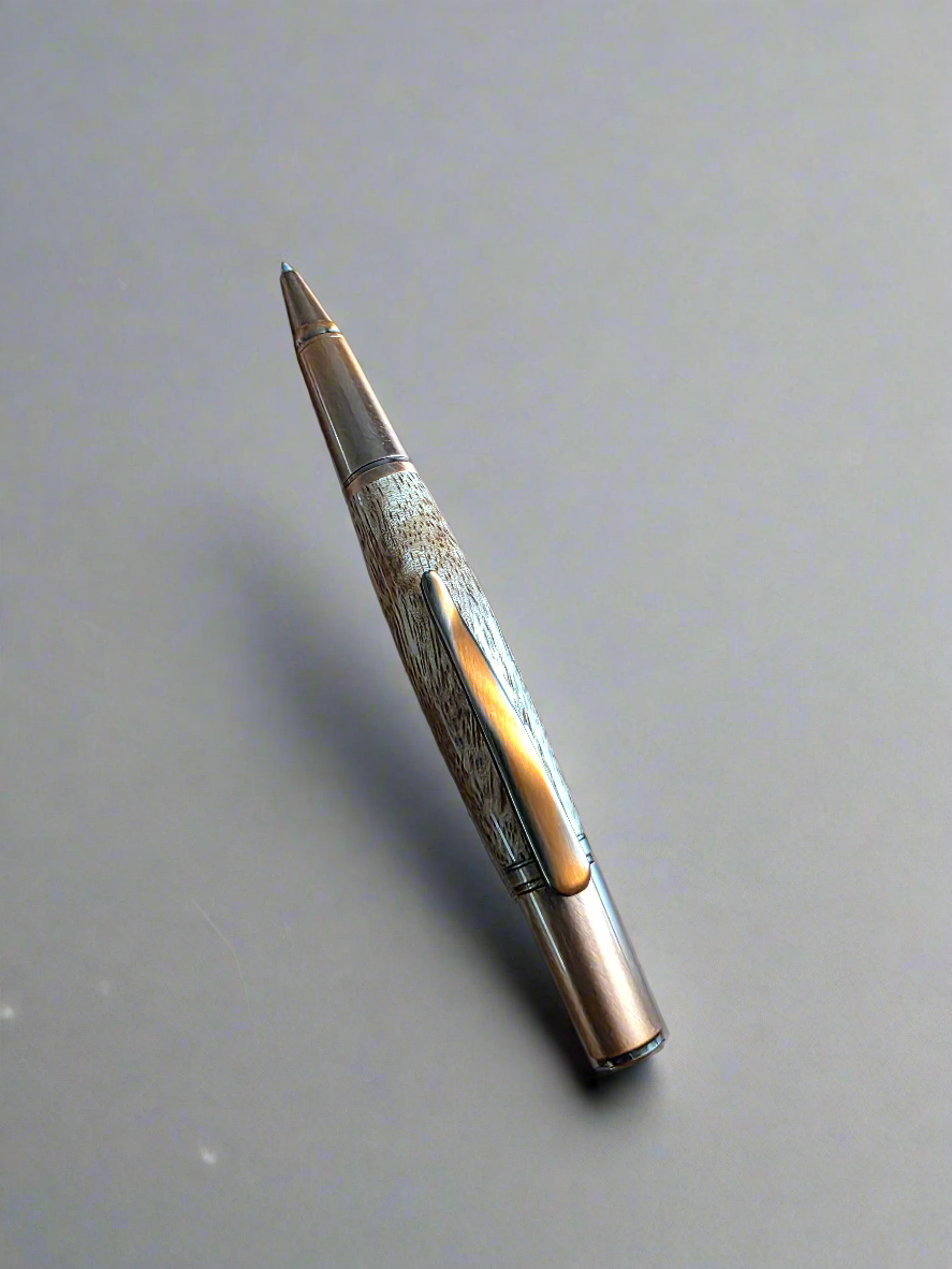 Mangowood Rollerball Pen with Antique Copper Hardware