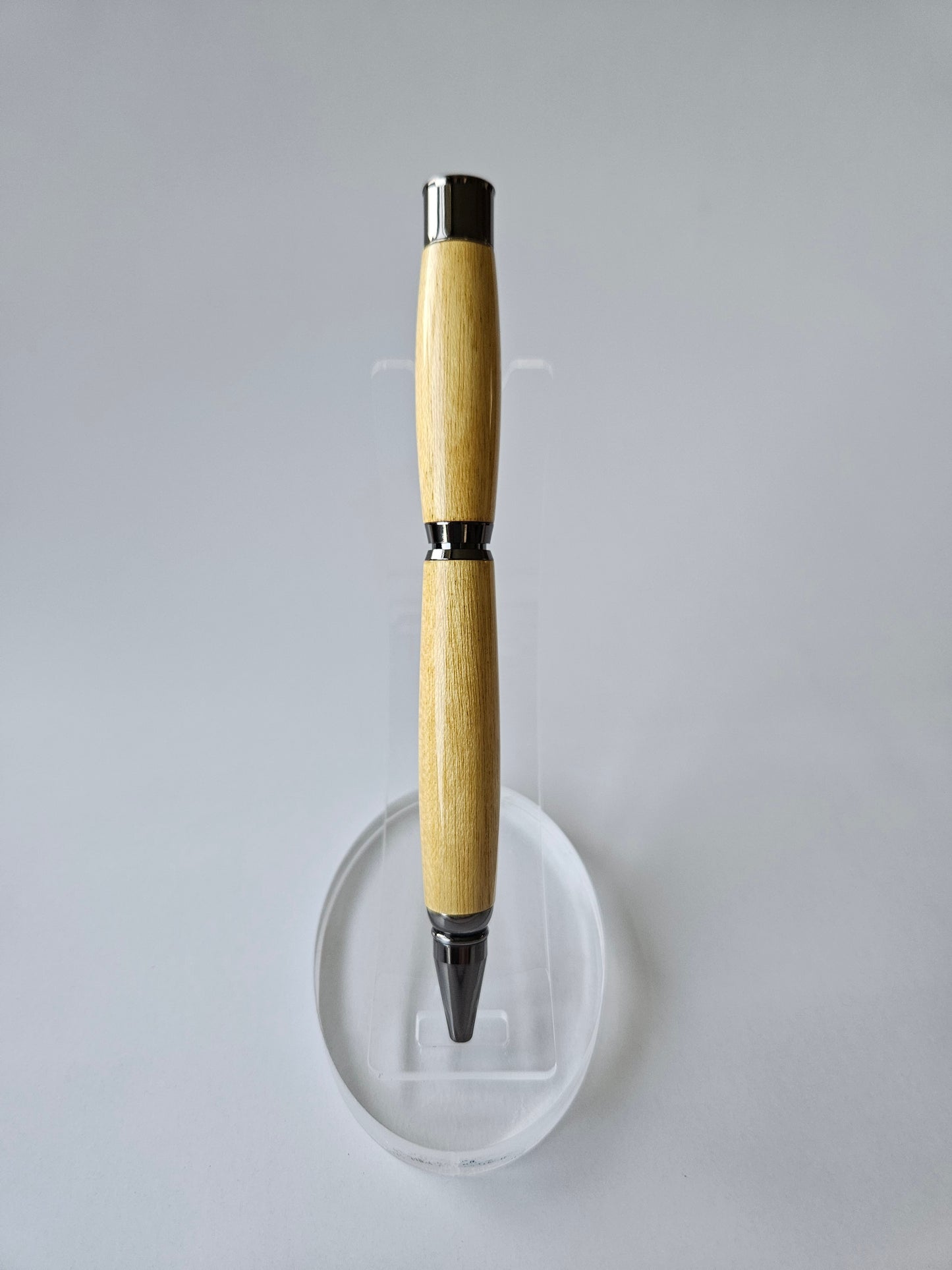 Handmade Yellowheart Pen with Gunmetal Hardware – Made in Chesapeake, VA