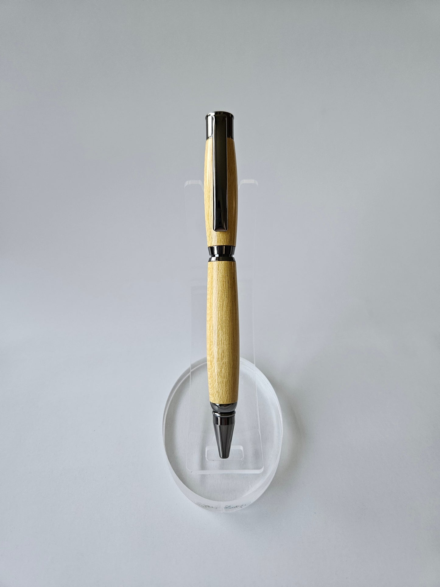 Handmade Yellowheart Pen with Gunmetal Hardware – Made in Chesapeake, VA