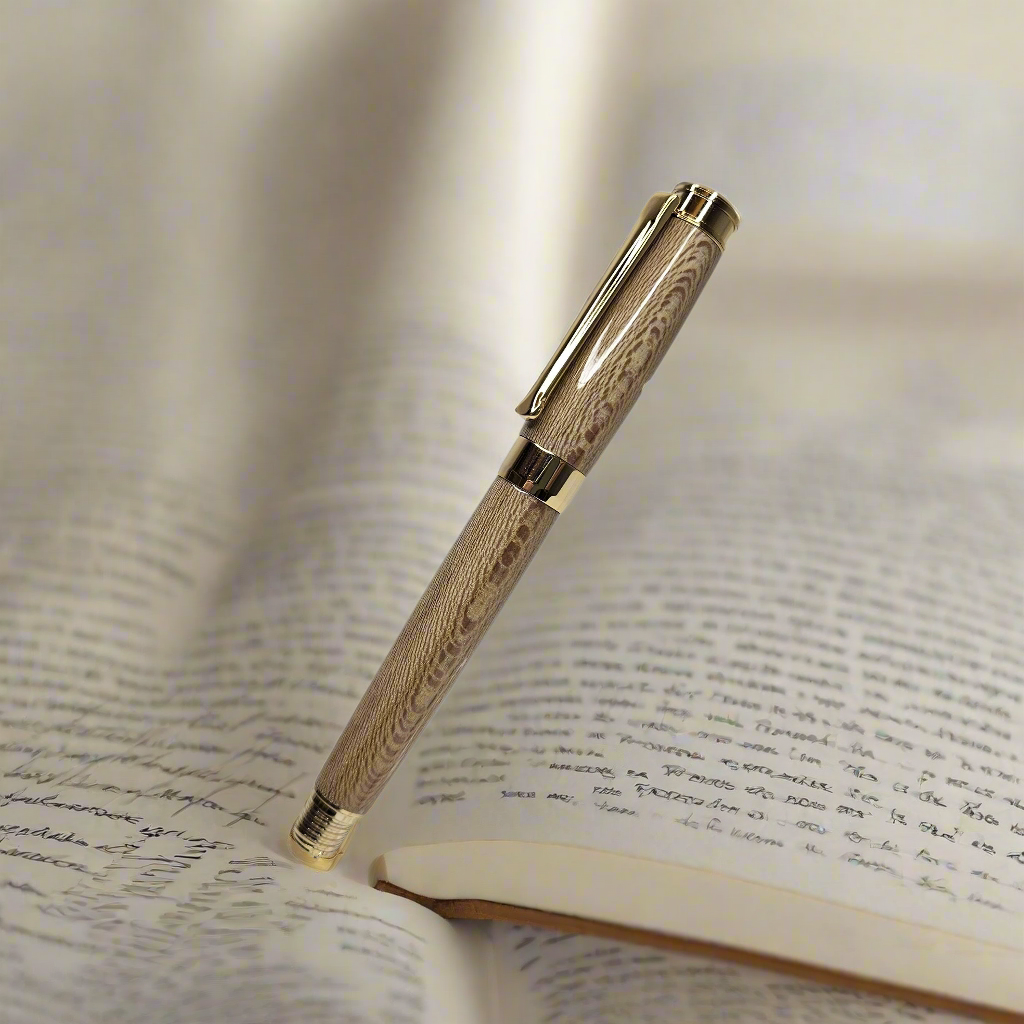 Sycamore Rollerball Pen with Gold Hardware