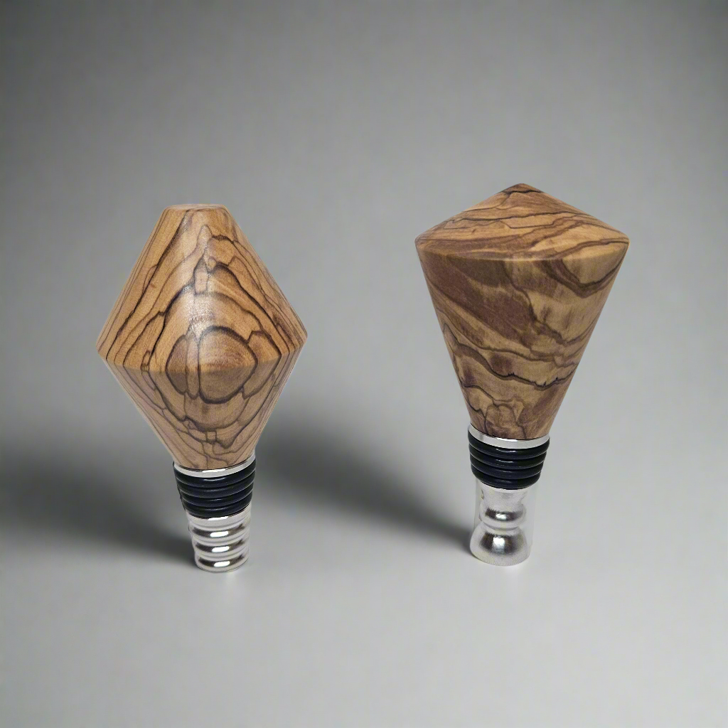 Olivewood Wine Stopper Gift Set
