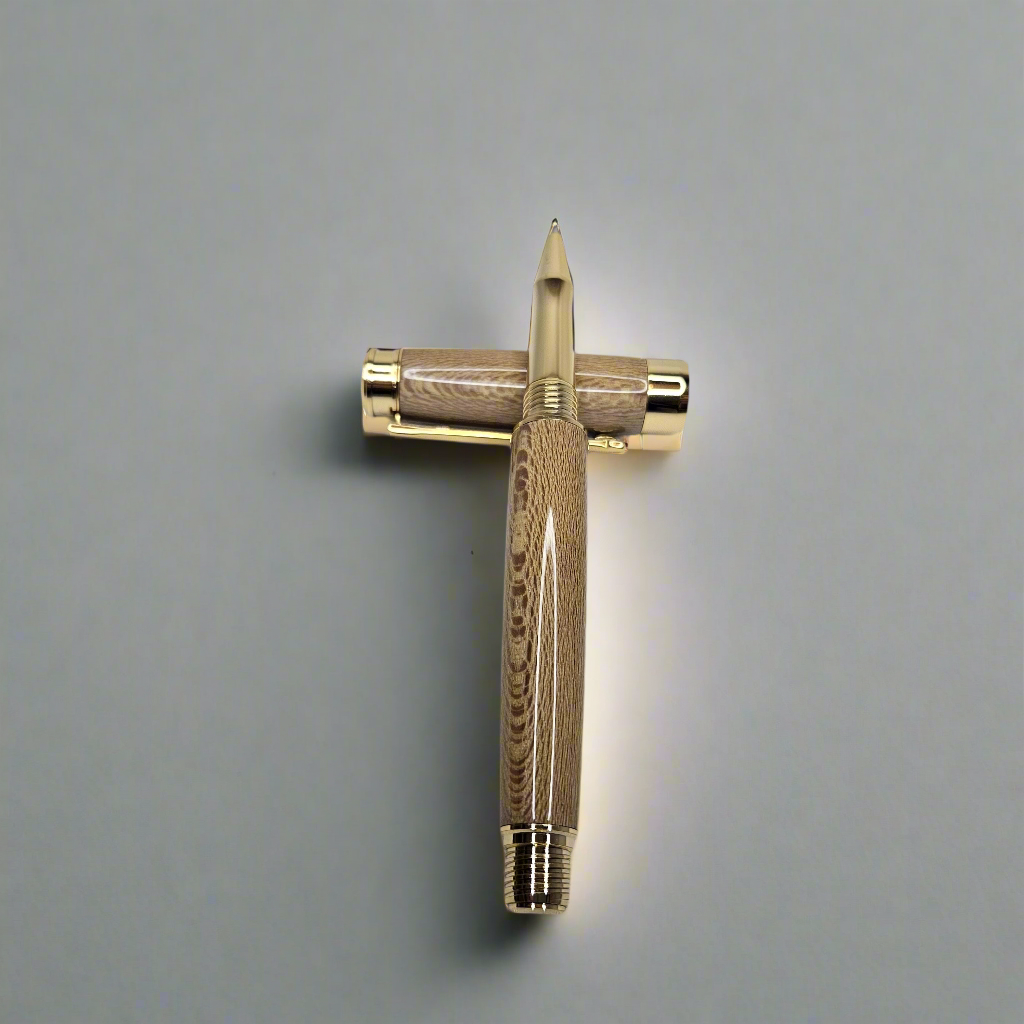 Sycamore Rollerball Pen with Gold Hardware