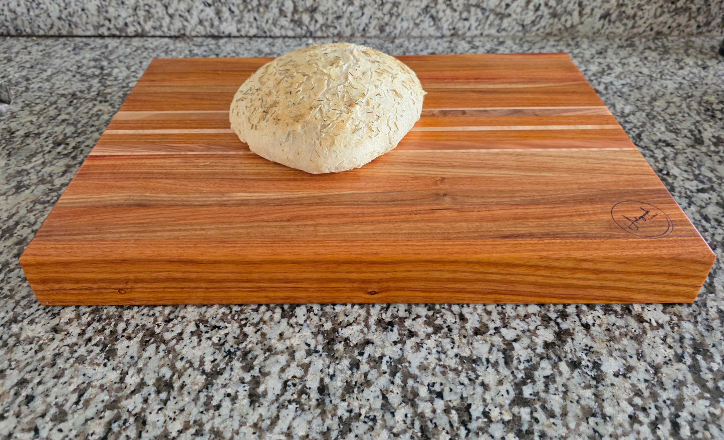 Handmade Canary Wood & Teak Cutting Board
