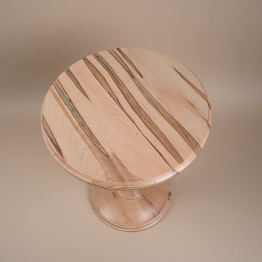 Custom Made Solid Wood Ambrosia Maple Beverage Table